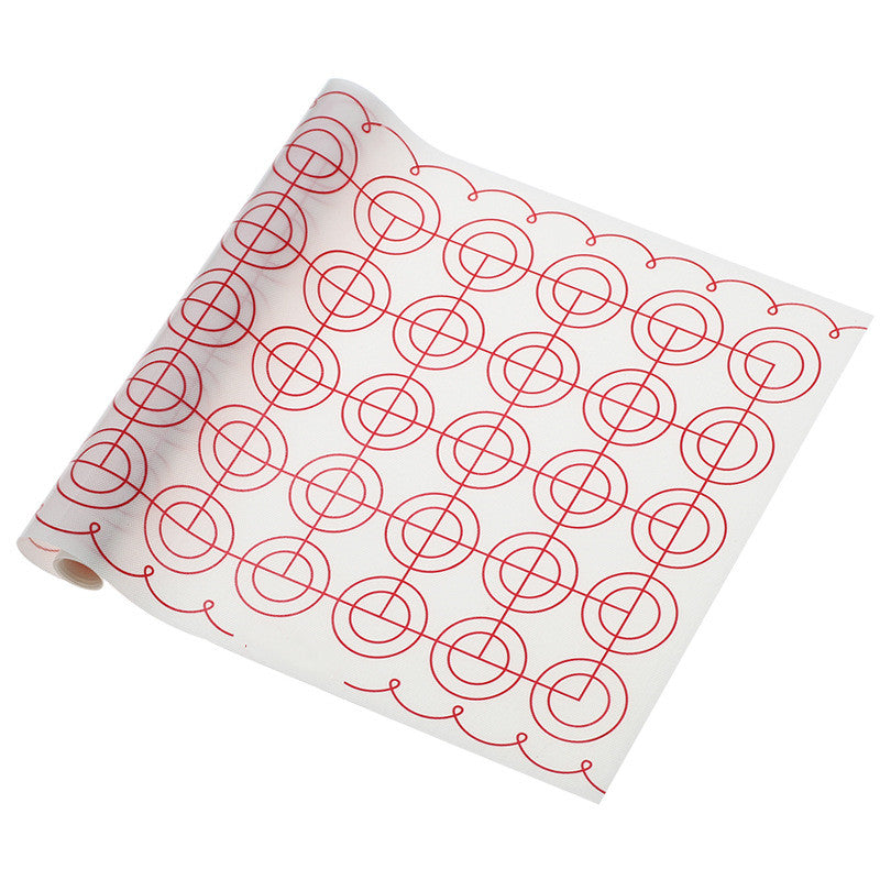 Red Macaron Silicone Baking Mat