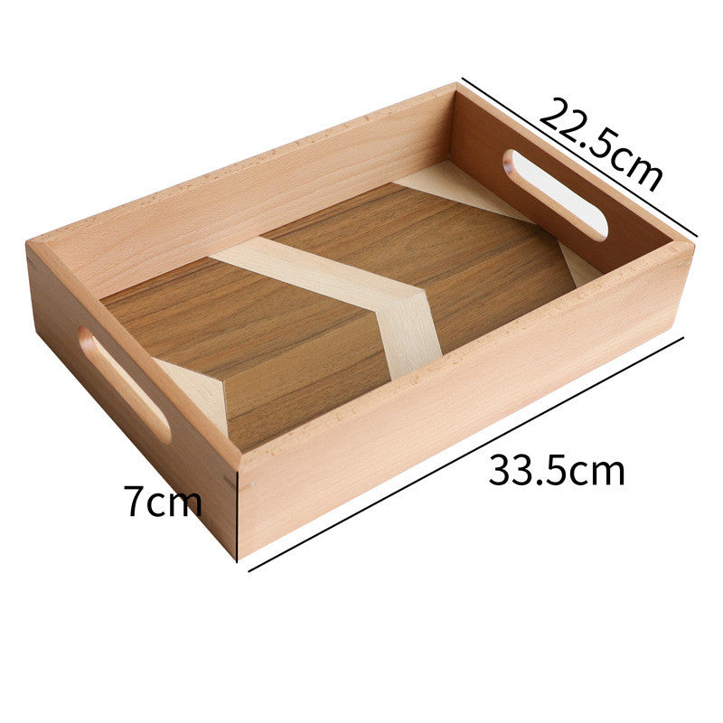 Patterned Wooden Tray