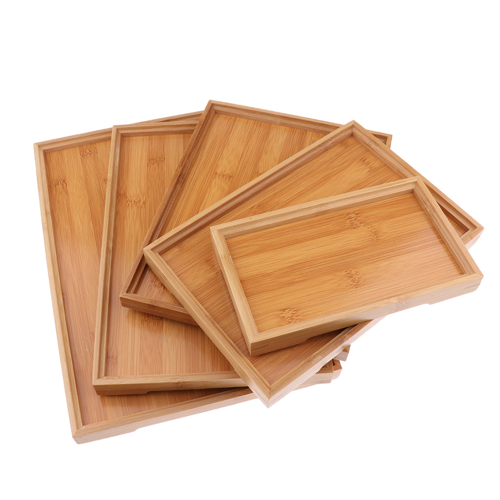 Bamboo Wooden Serving Trays