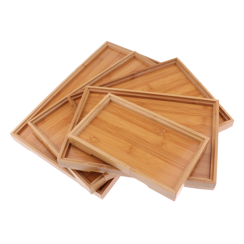 Bamboo Wooden Serving Trays