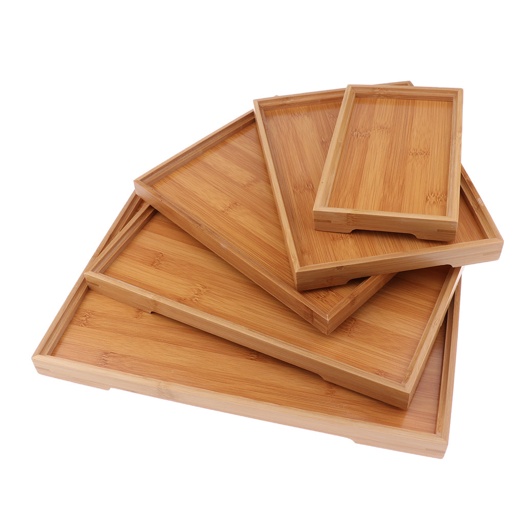 Bamboo Wooden Serving Trays