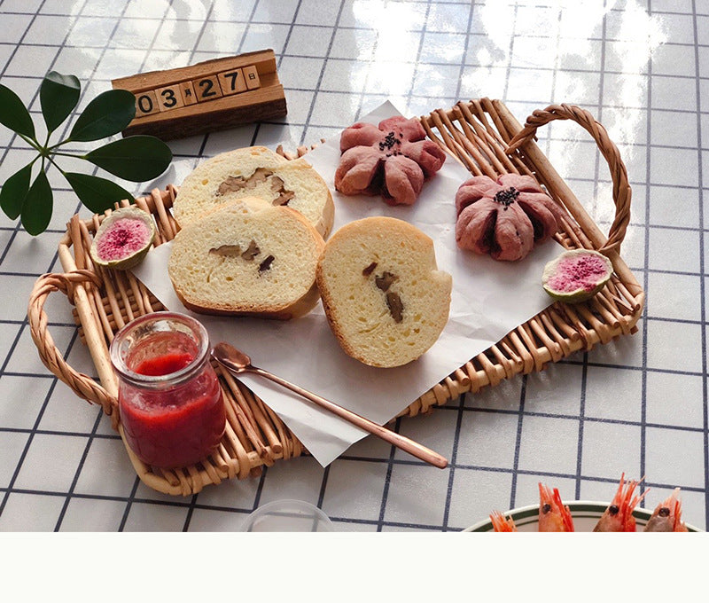 Rustic Hearth Woven Platter / Tray