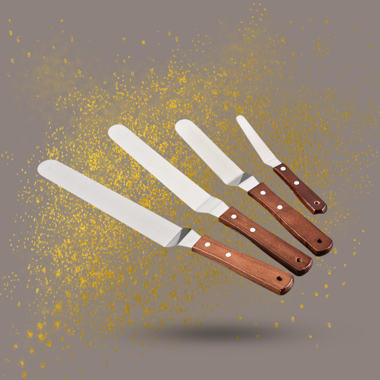 Four Piece Cake Spatula Set