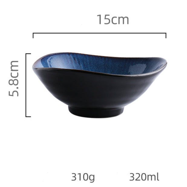 Blue Ceramic Patterned Tableware