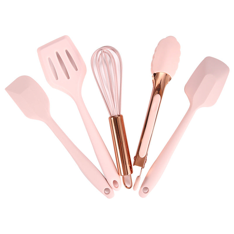 Mini / Kids Pink and Rose Gold Baking Set