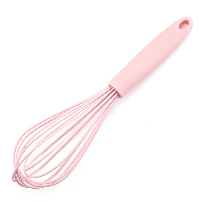 10 Inch / 25.5cm Pink Silicone Whisk