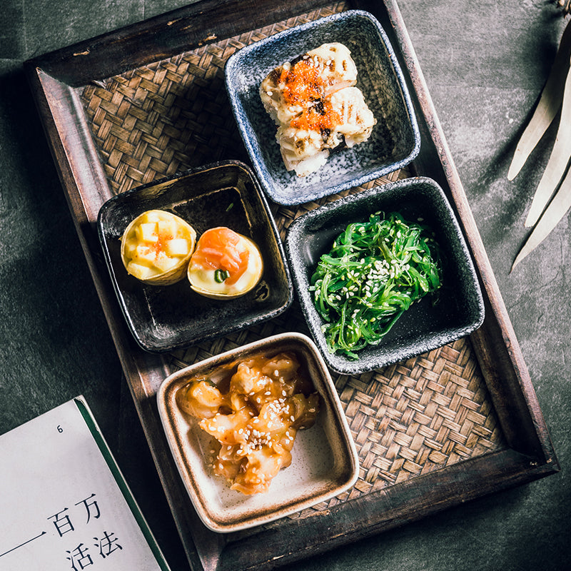  Artisanal Japanese Ceramic Small Dishes